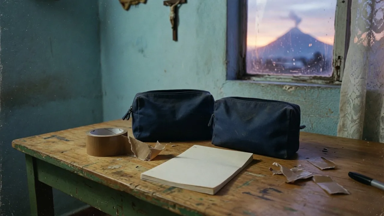 La mesa de la casa al amanecer